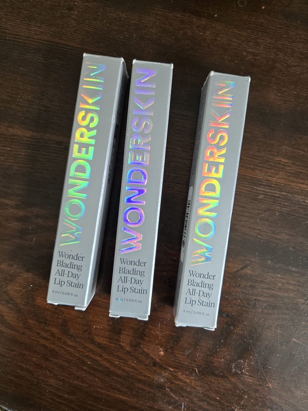Set Of 3 Wonderskin Wonder Blading All-Day Lip Stains